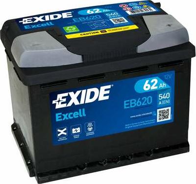 Exide EB620 - Starterbatterie parts5.com