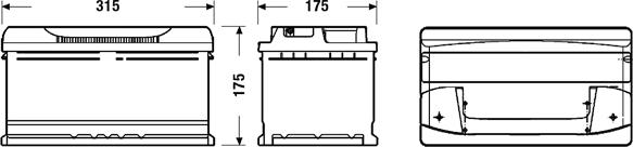 Exide EB802 - Batterie de démarrage parts5.com