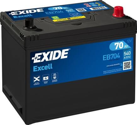 Exide EB704 - Стартов акумулатор parts5.com