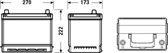 Exide EB704 - Käivitusaku parts5.com