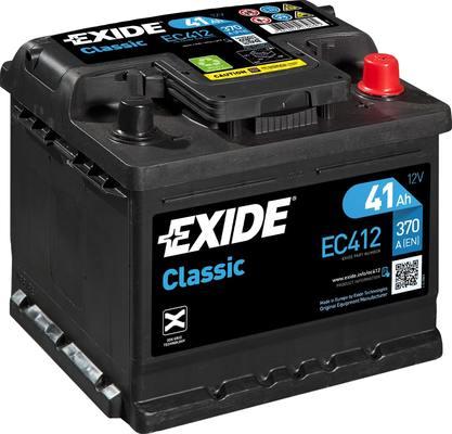 Exide EC412 - Baterie de pornire parts5.com