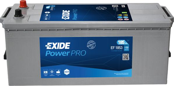 Exide EF1853 - Μπαταρία εκκίνησης parts5.com