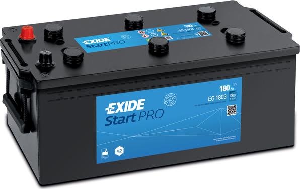 Exide EG1803 - Batería de arranque parts5.com