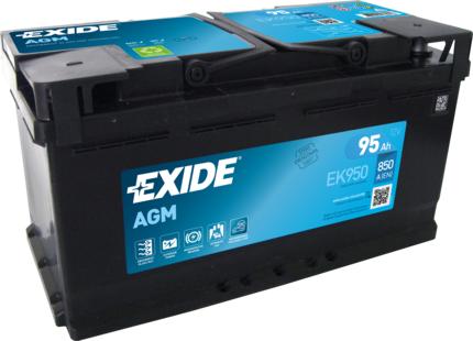 Exide EK950 - Starterbatterie parts5.com