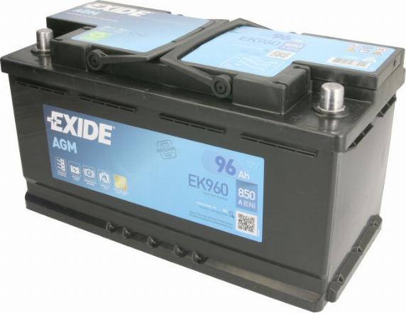 Exide EK960 - Żtartovacia batéria parts5.com