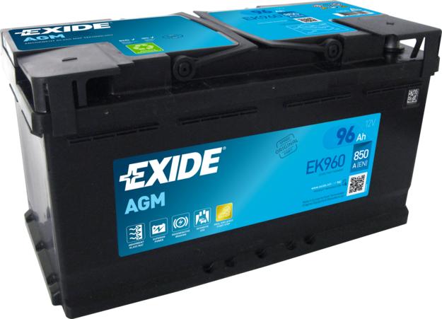 Exide EK960 - Żtartovacia batéria parts5.com