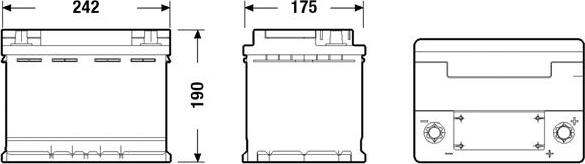 Exide EK600 - Akumulator za startovanje parts5.com