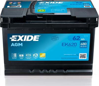 Exide EK620 - Indító akkumulátor parts5.com