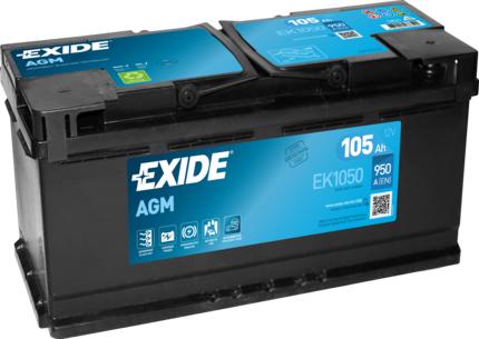 Exide EK1050 - Starterbatterie parts5.com