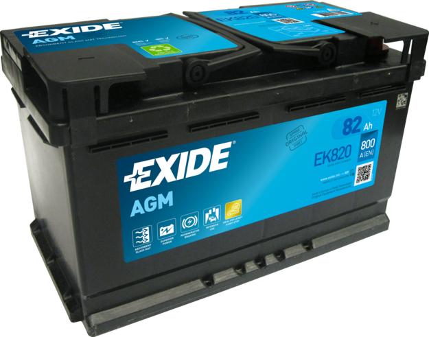 Exide EK820 - Żtartovacia batéria parts5.com