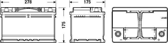 Exide EL652 - Żtartovacia batéria parts5.com