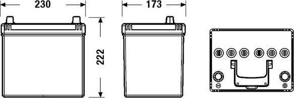 Exide EL604 - Żtartovacia batéria parts5.com