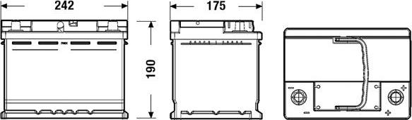 Exide EL600 - Batterie de démarrage parts5.com