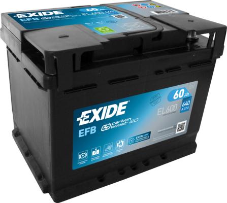 Exide EL600 - Стартов акумулатор parts5.com