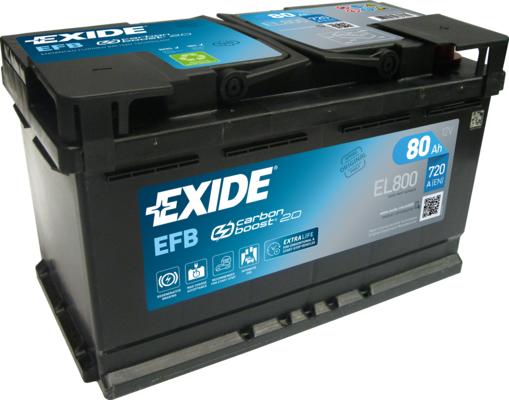 Exide EL800 - Żtartovacia batéria parts5.com