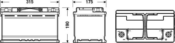 Exide EL800 - Starter akumulator parts5.com