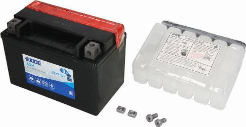 Exide YTX9BS - Starter parts5.com