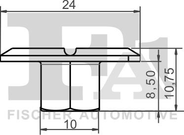 FA1 10-10006.10 - Clip, listón parts5.com