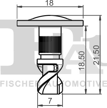 FA1 11-40094.10 - Clip, listón parts5.com