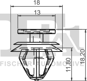 FA1 11-40045.10 - Suoja / koristelista parts5.com