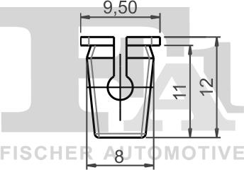 FA1 12-60003.5 - Spojka, Okrasna / zascitna letev parts5.com