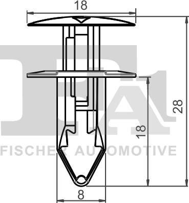 FA1 12-20004.5 - Clips, acoperire decorativa si protectie parts5.com