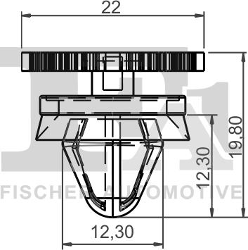 FA1 21-40015.10 - Kopča, ukrasna / zaštitna lajsna parts5.com