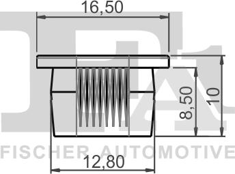 FA1 21-60006.10 - Klips, süs / koruma çitası parts5.com