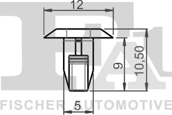 FA1 22-40032.5 - Patent, dísz / védőléc parts5.com