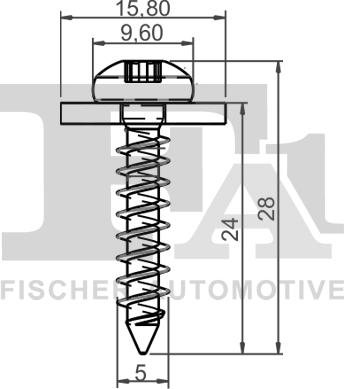 FA1 22-70001.5 - Clip, listón parts5.com