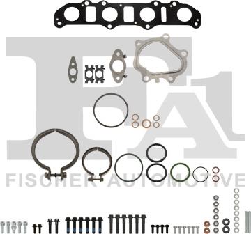 FA1 KT550430 - Монтажен комплект, турбина parts5.com