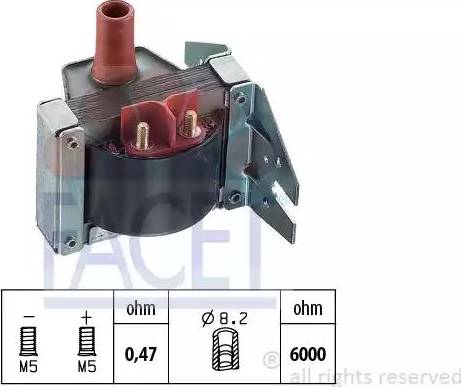 FACET 96072 - Bobina de inductie parts5.com