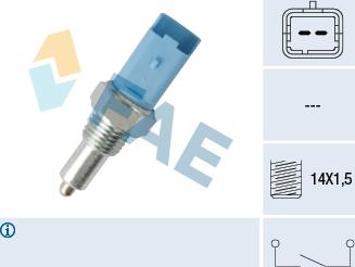 FAE 40999 - Διακόπτης, φώτα όπισθεν parts5.com