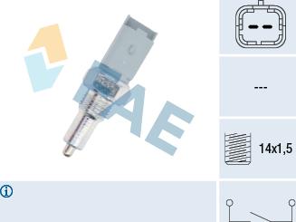 FAE 40492 - Διακόπτης, φώτα όπισθεν parts5.com