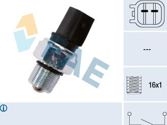 FAE 40597 - Contacteur, feu de recul parts5.com