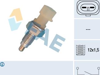 FAE 40830 - Stikalo, luc za vzratno voznjo parts5.com