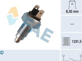 FAE 40300 - Датчик, переключатель, фара заднего хода parts5.com