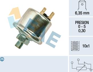 FAE 14740 - Érzékelő, olajnyomás parts5.com