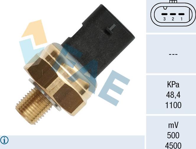 FAE 15613 - Senzor, tlak ulja parts5.com