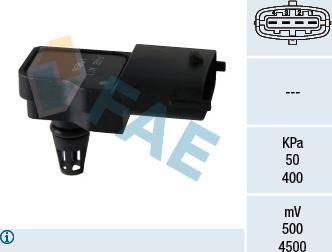 FAE 15096 - Sensor, presión colector de admisión parts5.com