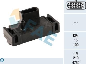 FAE 15001 - Sensor, intake manifold pressure parts5.com