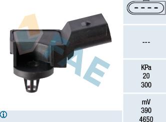 FAE 15007 - Czujnik, ciśnienie doładowania parts5.com