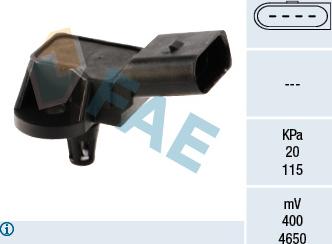 FAE 15033 - Sensor, intake manifold pressure parts5.com