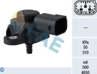 FAE 15103 - Sensor, Ladedruck parts5.com