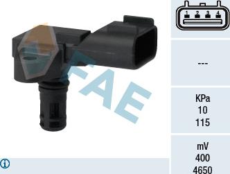 FAE 15113 - Sensor, intake manifold pressure parts5.com