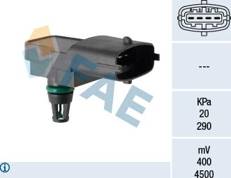 FAE 15181 - Sensor, presión colector de admisión parts5.com