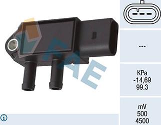 FAE 16143 - Sensor, presión gas de escape parts5.com