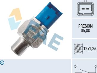 FAE 18503 - Érzékelő, olajnyomás parts5.com