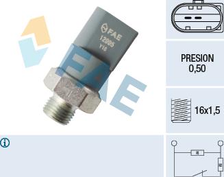 FAE 12995 - Sensor, Öldruck parts5.com