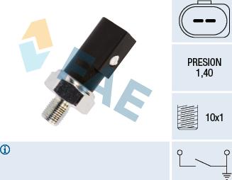 FAE 12850 - Sender Unit, oil pressure parts5.com